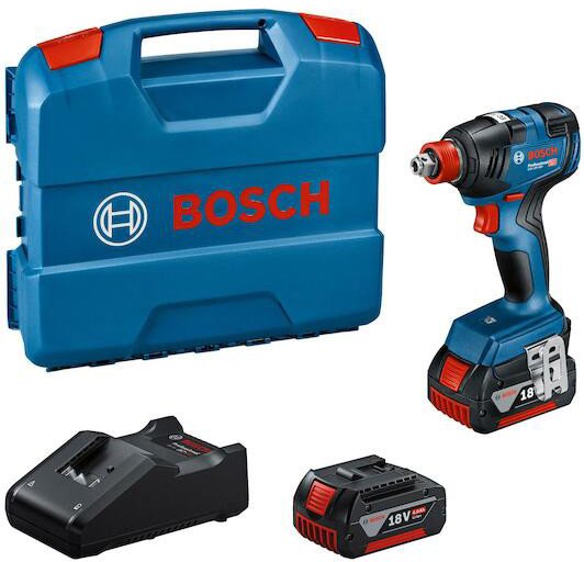 Гайковерт Bosch GDX 18V-200 Professional 06019J2206 (с 2-мя АКБ, кейс)
