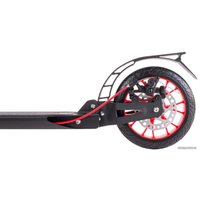 Двухколесный подростковый самокат Tech Team City Scooter Disk Brake 2023 (черный/красный)