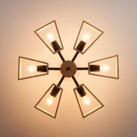 Люстра средней высоты Евросвет Klark 70056/6 (черный)