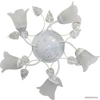 Припотолочная люстра Элетех Глория 151 НПБ 01-5х60-102 Е14 1005402939 (белый/золото)