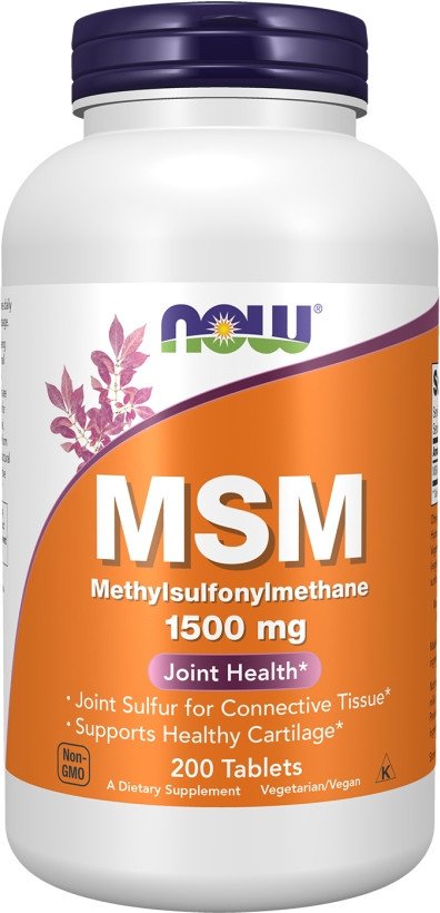 БАД Now Foods MSM 1500 мг (200 таблеток)