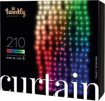 Twinkly Curtain Special Edition 210 LED с Wi-Fi и Bluetooth