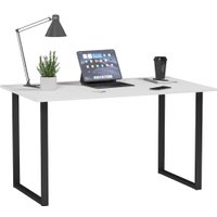 Стол Soma Bliss 120x66 (белый/черный)