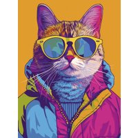 Алмазная мозаика  Феникс+ Яркий кот 68636