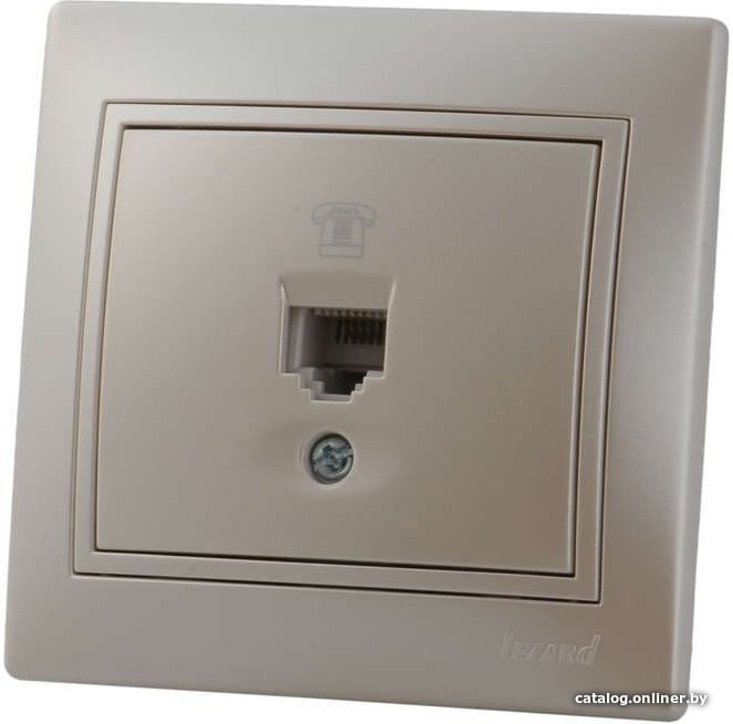 Розетка телефонная Lezard Mira 701-3030-137