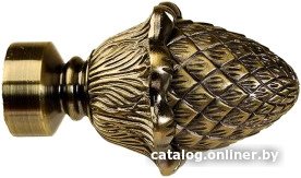 Наконечник для карниза Lm Decor YF032 Шишка 16мм (антик)