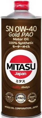 

Моторное масло Mitasu Gold 0W-40 1л