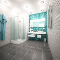 Душевой уголок Метакам Classic 80x80 ШПS_011742 (матовое стекло)