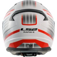Мотошлем LS2 FF353 Rapid 2 Circuit (XL, белый/красный)