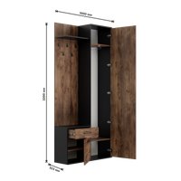 Стенка MyStar Элиза ИЗ-012.01 (таксус/графит) в Витебске