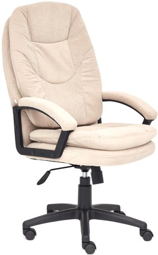 Офисное кресло TetChair Комфорт ЛТ (флок, бежевый)