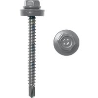 Саморез Admiral Кровельный 5.5x25 RAL 7016 Антрацит (250шт, шоубокс)
