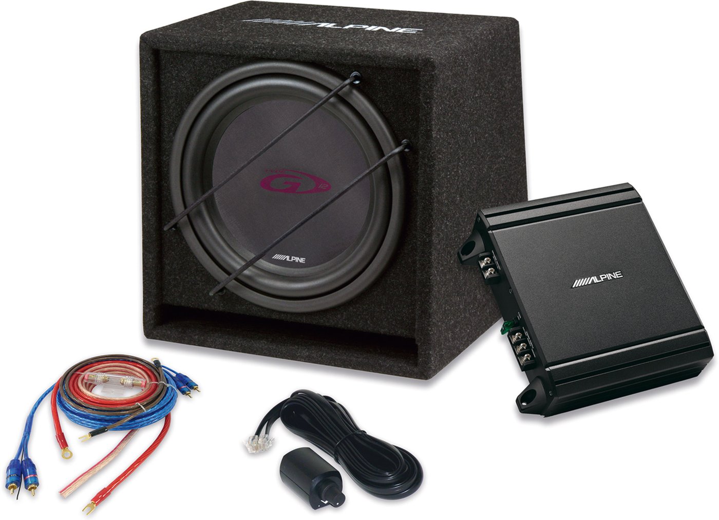 

Пассивный сабвуфер + усилитель Alpine SBG-30KIT
