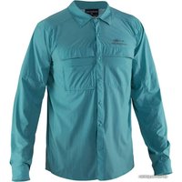 Рубашка Grundens Hooksetter LS Shirt (XL, dusty turquiose)