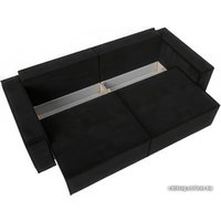 Диван Лига диванов Куба (велюр черный)