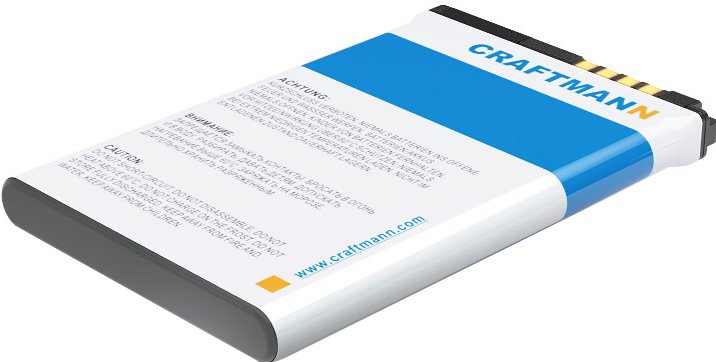 

Аккумулятор для телефона Craftmann C1.01.411 (совместим с LG LGIP-430N)
