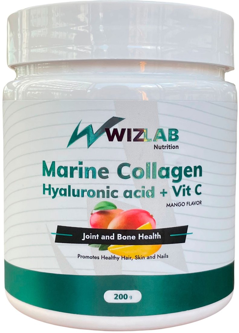 Комплекс WizLab Nutrition Marine Collagen + Hyaluronic acid + Vit C