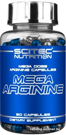 L-аргинин Scitec Nutrition Mega Arginine (90 капсул)