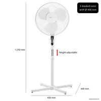 Вентилятор Clatronic VL 3603 S (белый)