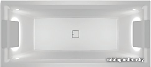 Ванна Riho Still Square Led 170x75 BR0200500K00132 (подголовник, без ножек)