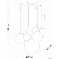 Подвесная люстра TK Lighting Cadix 4608