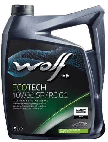 

Моторное масло Wolf EcoTech 10W-30 SP/RC G6 5л