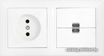 Розетка Bylectrica Стиль 2В-РЦ-699 (белый)