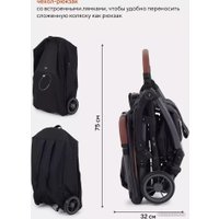 Коляска прогулочная «книга» Rant MOWbaby Atom MB200 (graphite)