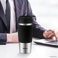 Термокружка Kitfort KT-1224-1 400 мл (черный)