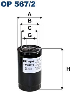 

Масляный фильтр Filtron OP 567/2