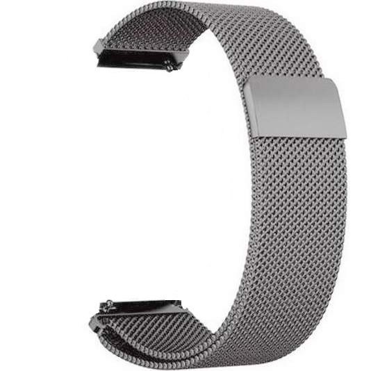 

Браслет Rumi Milanese loop металлический 20 мм (графитовый)