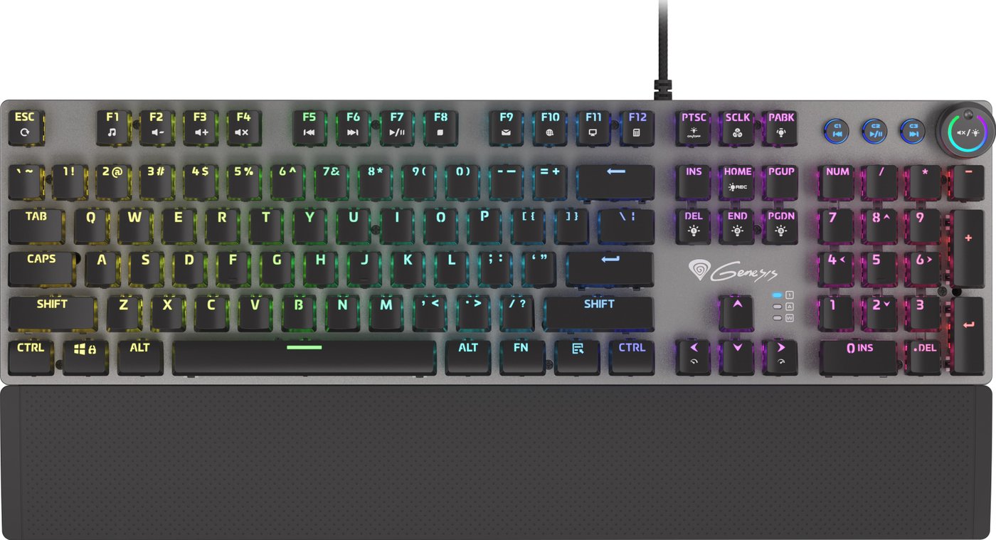 

Клавиатура Genesis Thor 401 RGB (нет кириллицы)