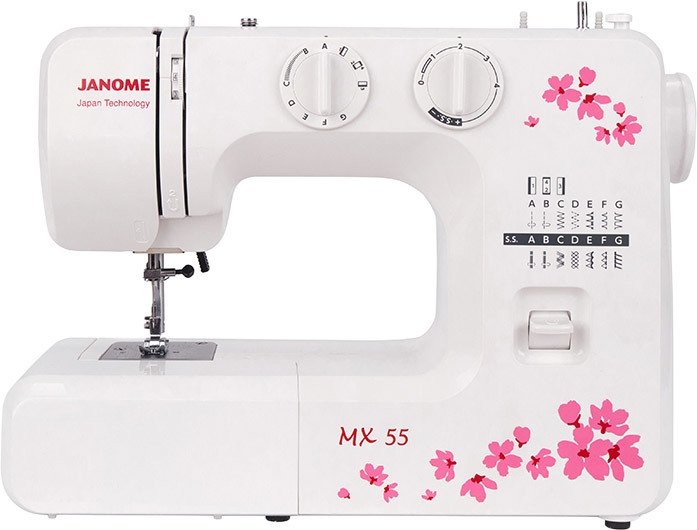 

Электромеханическая швейная машина Janome MX 55 2016