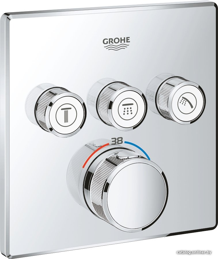 Смеситель без скрытого механизма Grohe Grohtherm SmartControl 29126000