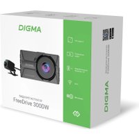 Видеорегистратор для авто Digma FreeDrive 300DW FD300DW (черный)