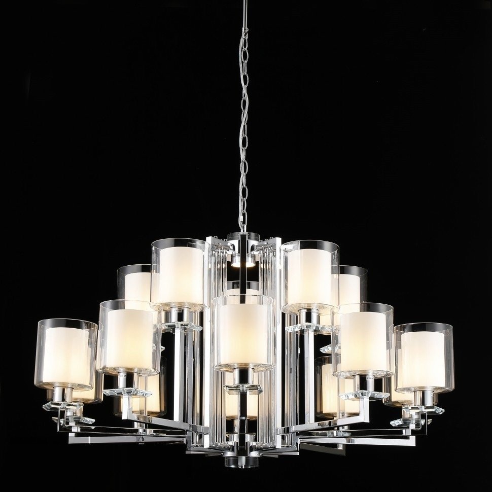 Подвесная люстра iLamp King RM6201-10+5 CR+CL