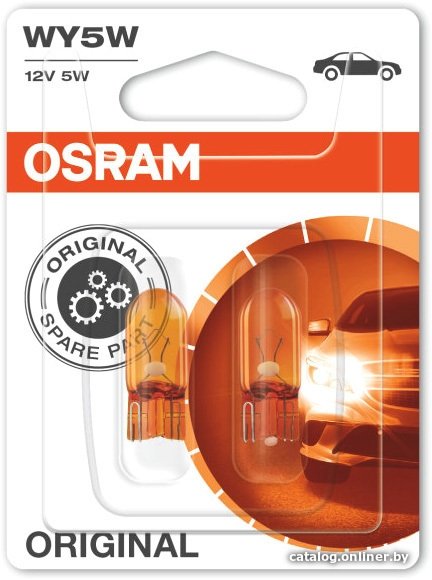 Лампа накаливания Osram WY5W 2827NA-02b 2 шт