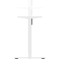 Стол для работы стоя ErgoSmart Wooden Electric Desk Slim 1300х750х27 мм (прямой край, дуб галифакс/белый)