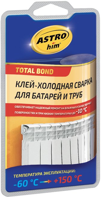 

ASTROhim Клей-холодная сварка для батарей и труб 55г AC-9307