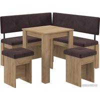 Кухонный стол Genesis Мебель 60x60x76 (дуб золотой)