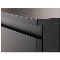 Комод Ikea Куллен 003.092.35 (черно-коричневый)