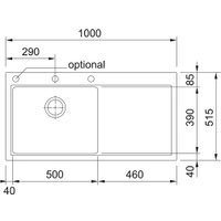 Кухонная мойка Franke Mythos MTG 611-100 114.0675.971 (белый) в Солигорске