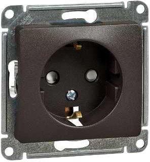 

Розетка Schneider Electric Glossa GSL000845 (шоколад)