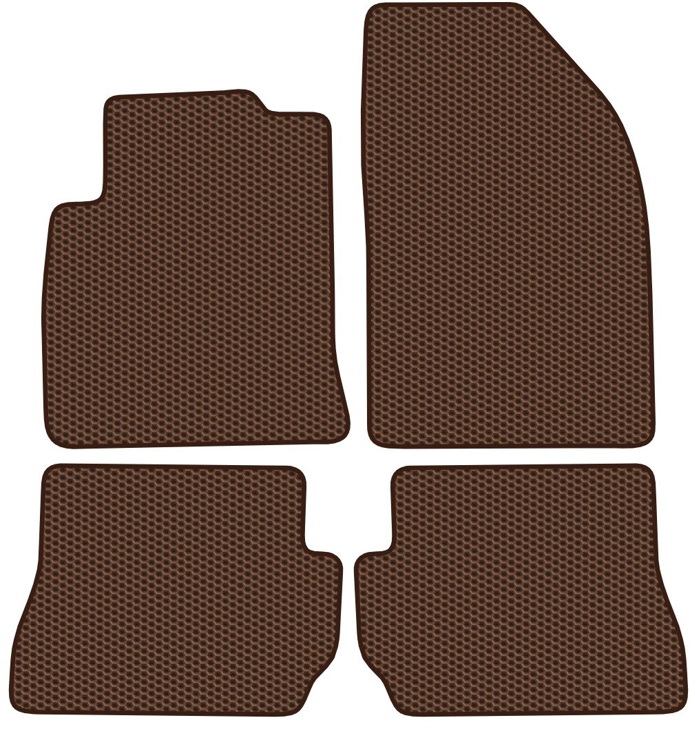 

Комплект ковриков для авто Alicosta Ford Fiesta V (хэтчбек 5 дв / Mk6) 2002 - 2008 (коричневый, сота)