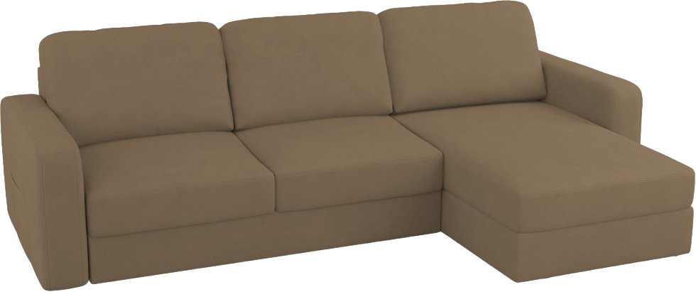 

Угловой диван Mio Tesoro Aurora правый (Velutto 03 коричневый)