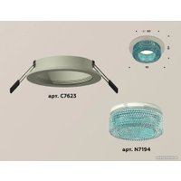 Точечный светильник Ambrella light XC7623023 SGR/BL