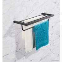 Полка для полотенца Milacio Ultra MCU.965.MB (черный матовый)