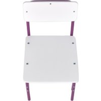 Детский стул Фея Мой малыш 0002742.30 (белый/фиолетовый)