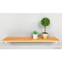 Полка Millwood Настенная с кронштейном 60x20 (дуб золотой craft/белый)