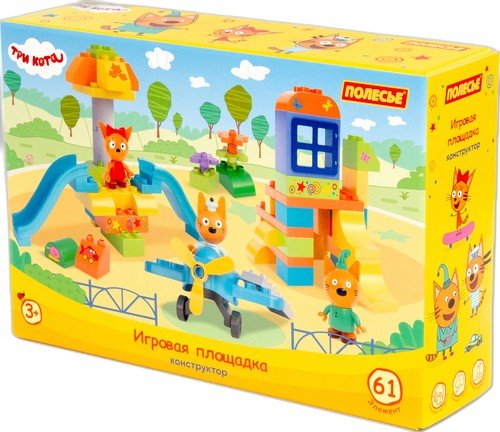 

Конструктор Полесье Макси Три кота. Игровая площадка 70245